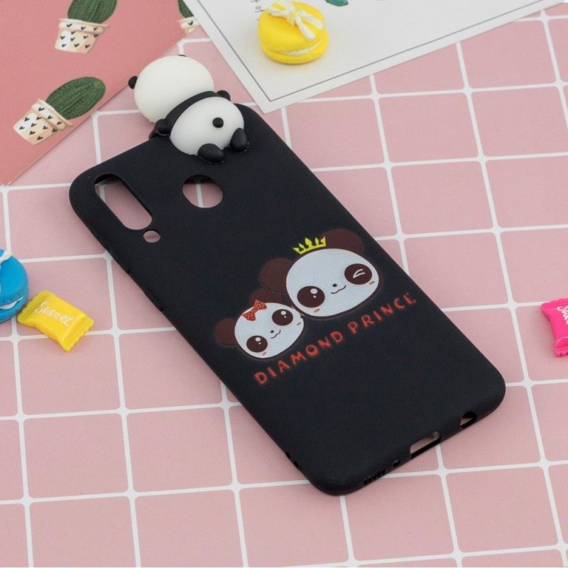 Hülle Samsung Galaxy A40 Handyhülle 3D Panda Der Prinz