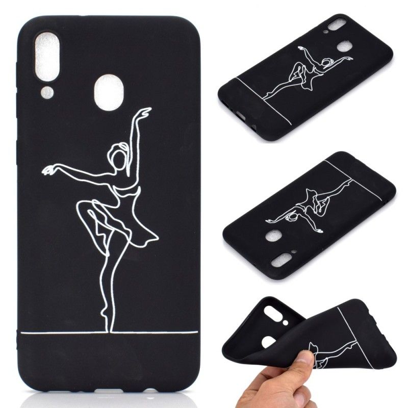 Hülle Samsung Galaxy A40 Kunstballerina