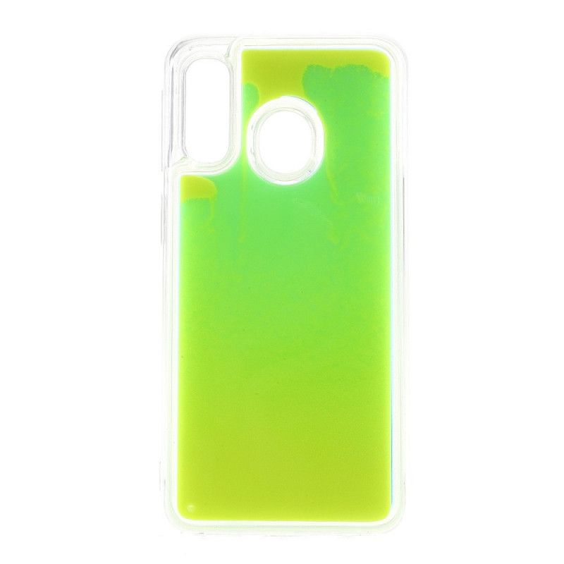 Hülle Samsung Galaxy A40 Lila Fluoreszierend