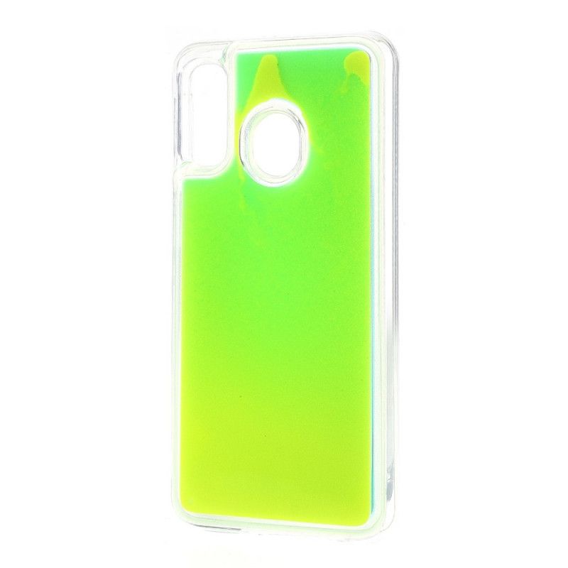 Hülle Samsung Galaxy A40 Lila Fluoreszierend