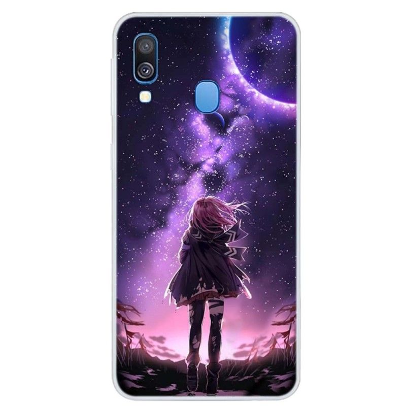 Hülle Samsung Galaxy A40 Magischer Vollmond