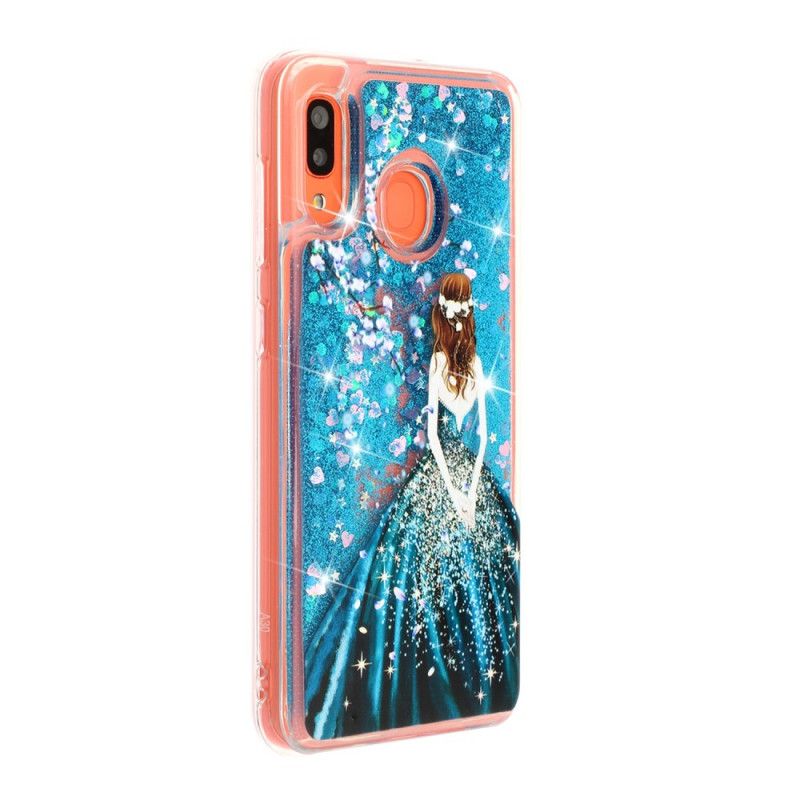 Hülle Samsung Galaxy A40 Prinzessin Glitter