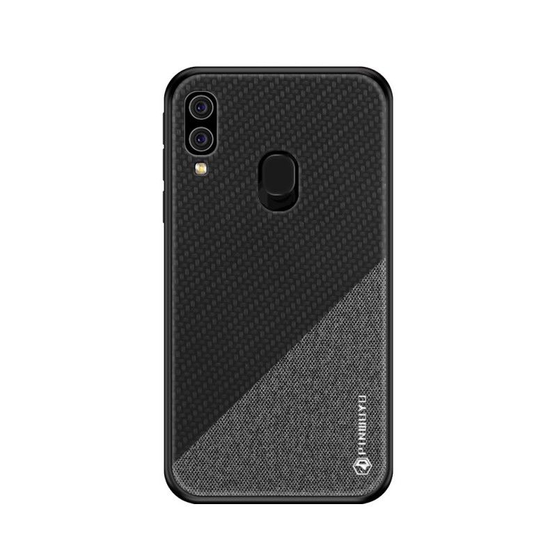 Hülle Samsung Galaxy A40 Schwarz Pinwuyo-Ehrenserie