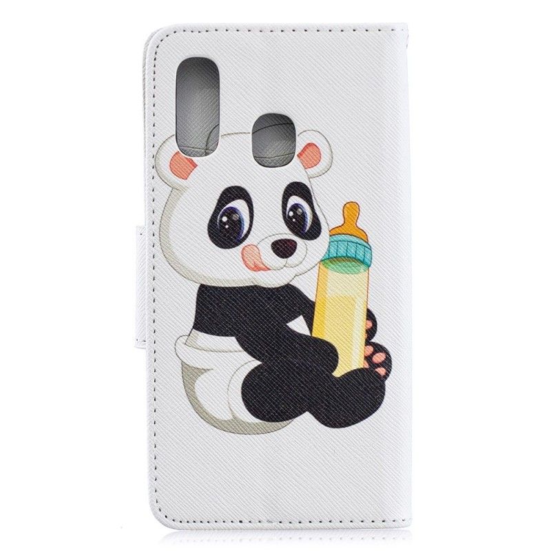 Lederhüllen Samsung Galaxy A40 Babypanda