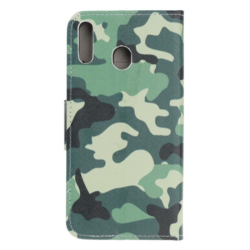 Lederhüllen Samsung Galaxy A40 Militärische Tarnung