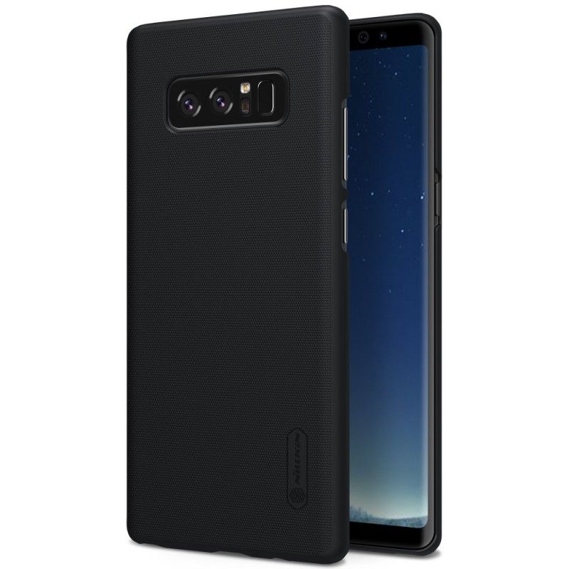 Hülle Samsung Galaxy Note 8 Schwarz Starrer Gefrosteter Nillkin