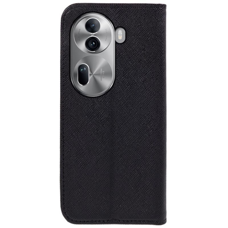 Flip Case Oppo Reno 11 5g Handyhülle Kreuztextur