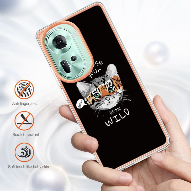 Hülle Oppo Reno 11 5g Handyhülle Katze Und Tiger