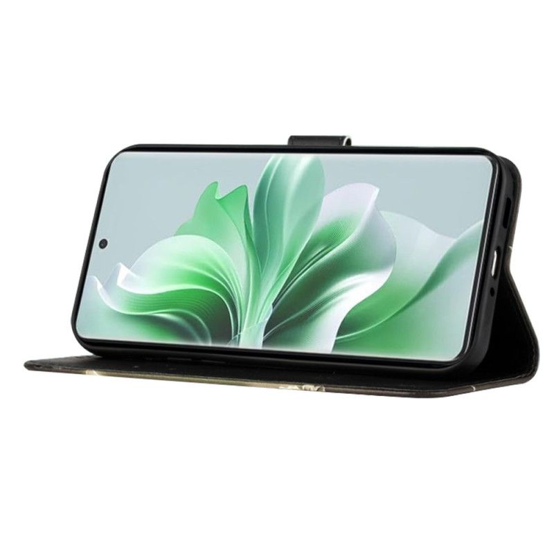 Lederhüllen Für Oppo Reno 11 5g Riemenrosen