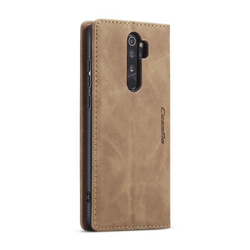 Flip Case Für Xiaomi Redmi Note 8 Pro Schwarz Ledertasche