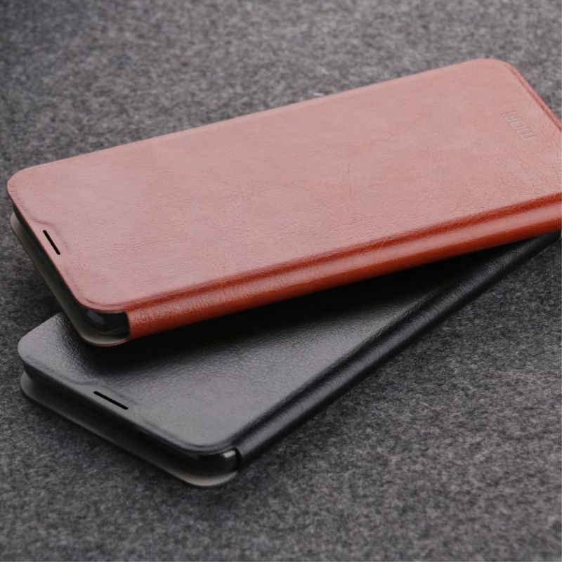 Flip Case Xiaomi Redmi Note 8 Pro Schwarz Handyhülle Mofi Vintage Klassik