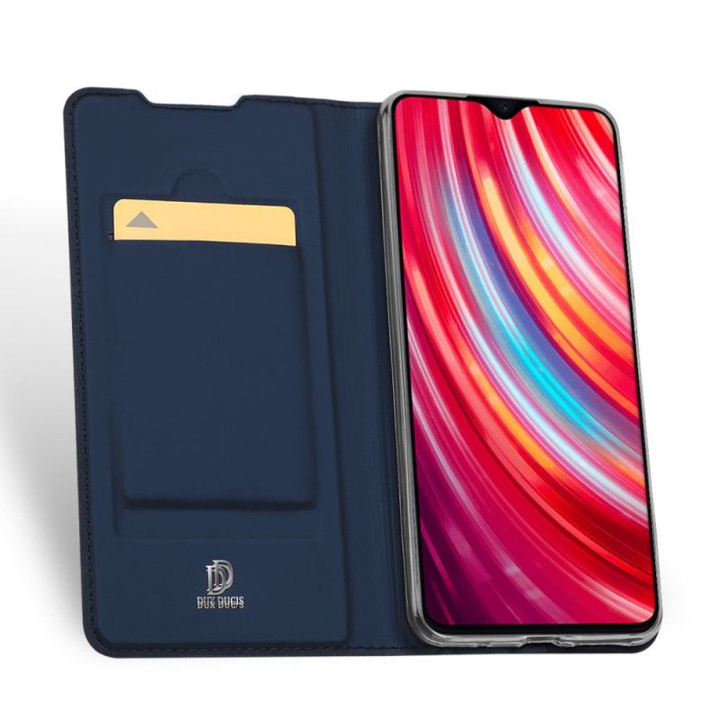 Flip Case Xiaomi Redmi Note 8 Pro Schwarz Pro-Dux-Ducis-Haut