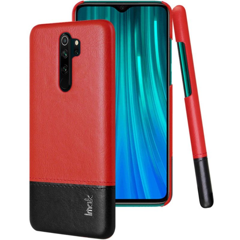 Hülle Xiaomi Redmi Note 8 Pro Rot Ledereffekt Der Imak Ruiyi-Serie