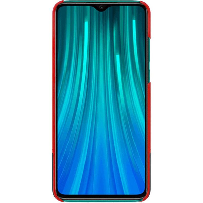 Hülle Xiaomi Redmi Note 8 Pro Rot Ledereffekt Der Imak Ruiyi-Serie