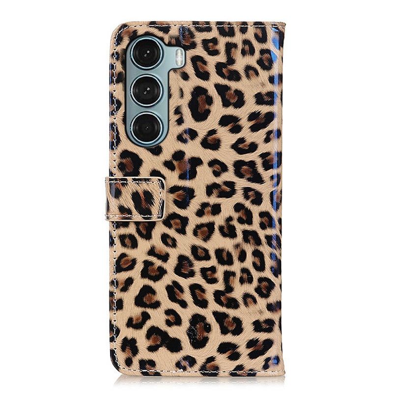 Lederhüllen Moto G200 5g Leopard