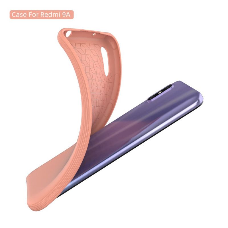 Hülle Für Xiaomi Redmi 9A Schwarz Flexibles Mattes Silikon