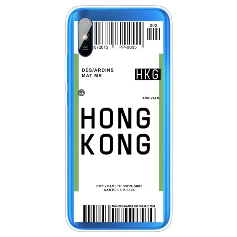 Hülle Xiaomi Redmi 9A Bordkarte Nach Hongkong