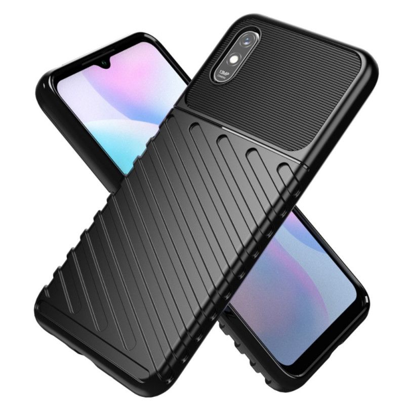 Hülle Xiaomi Redmi 9A Schwarz Donnerserie