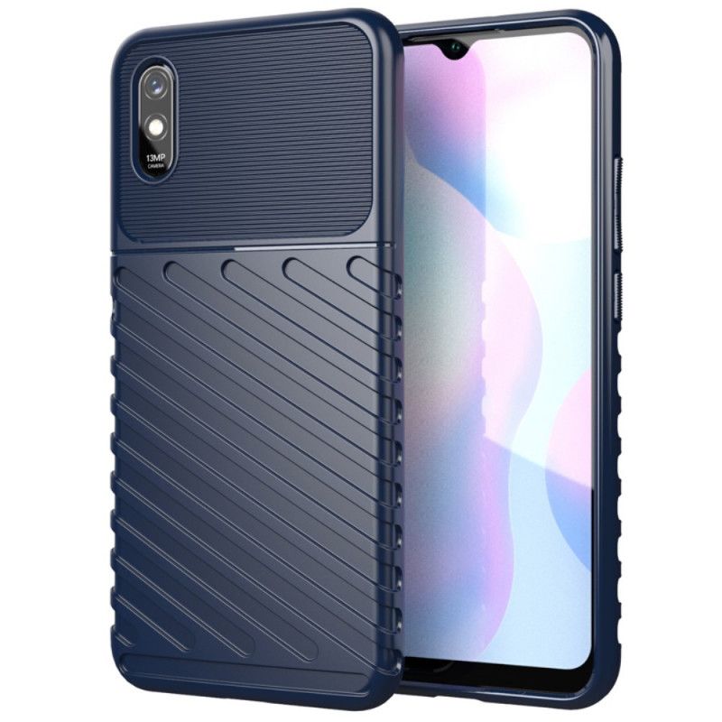 Hülle Xiaomi Redmi 9A Schwarz Donnerserie