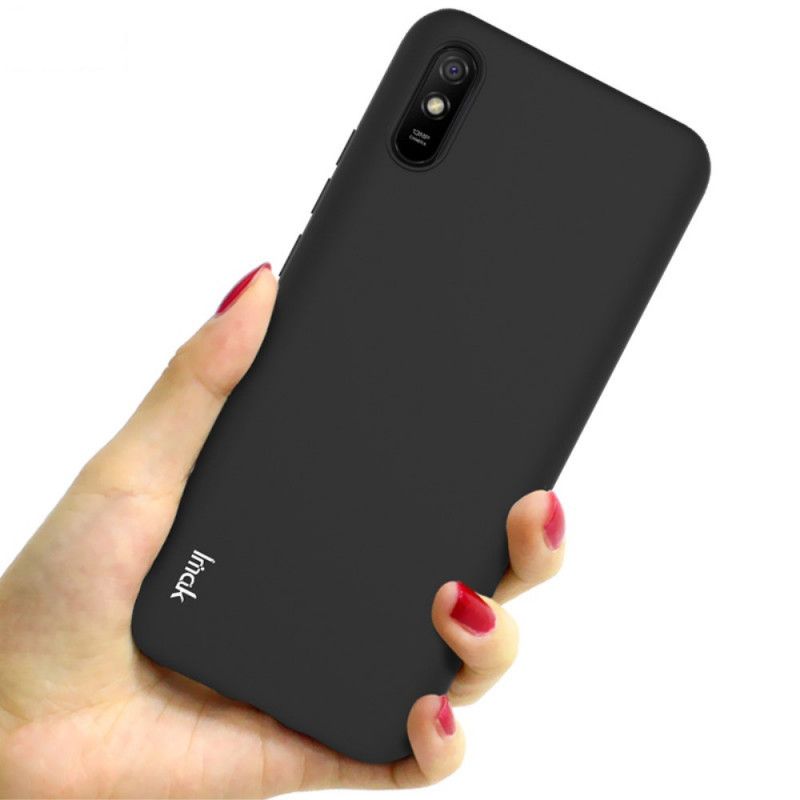 Hülle Xiaomi Redmi 9A Schwarz Fällfarben Der Imak Uc-2-Serie