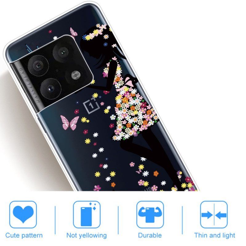 Handyhülle Für OnePlus 10 Pro 5G Blumenmädchen