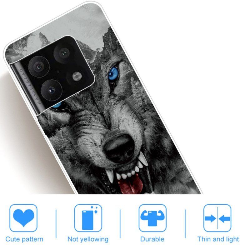 Handyhülle Für OnePlus 10 Pro 5G Wilder Wolf