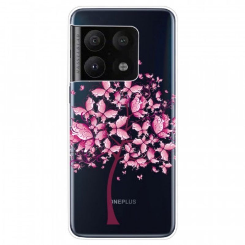 Hülle Für OnePlus 10 Pro 5G Rosa Baumkrone