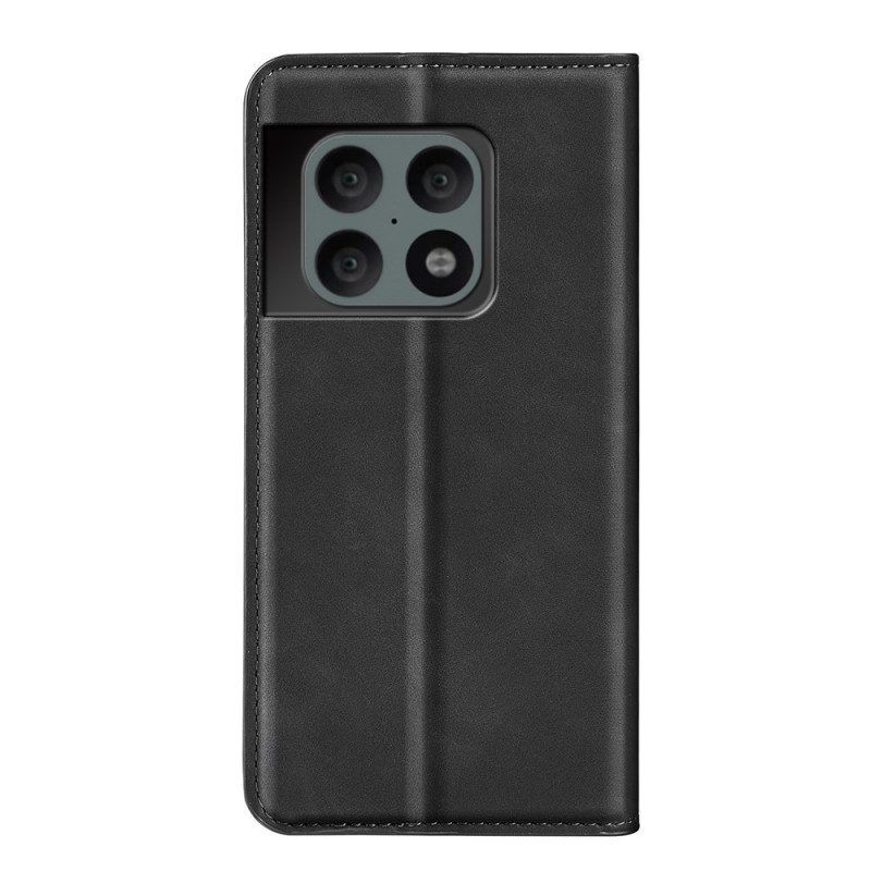 Schutzhülle Für OnePlus 10 Pro 5G Flip Case Seidenweicher Ledereffekt