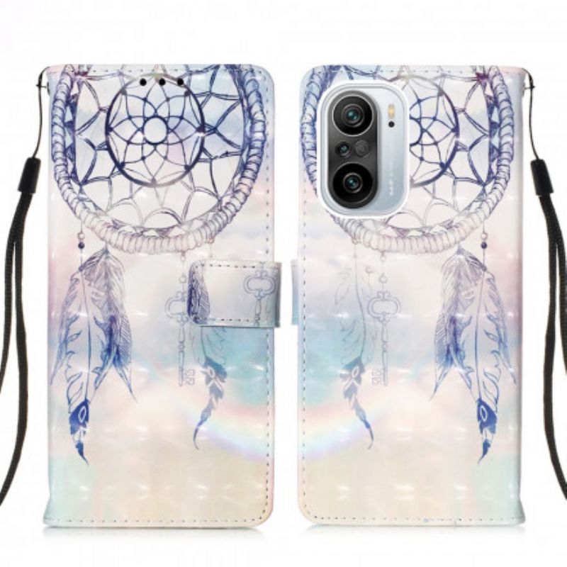 Lederhüllen Für Xiaomi Mi 11i 5g / Poco F3 Catch Dreams Aquarell