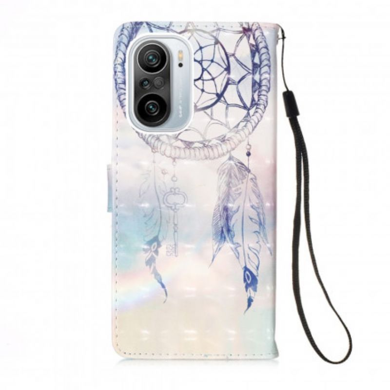 Lederhüllen Für Xiaomi Mi 11i 5g / Poco F3 Catch Dreams Aquarell