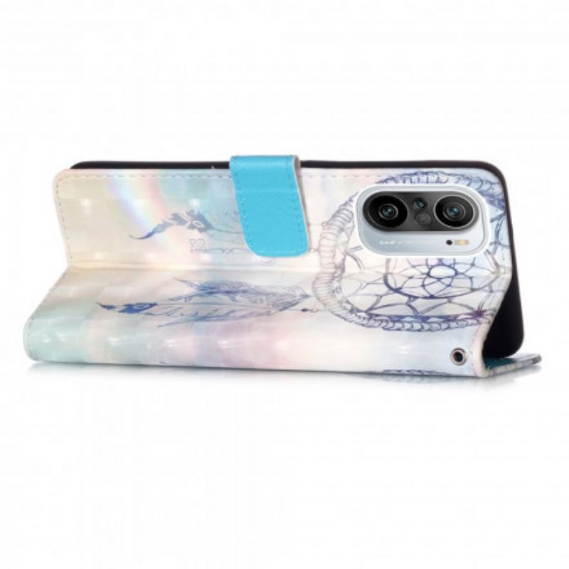 Lederhüllen Für Xiaomi Mi 11i 5g / Poco F3 Catch Dreams Aquarell