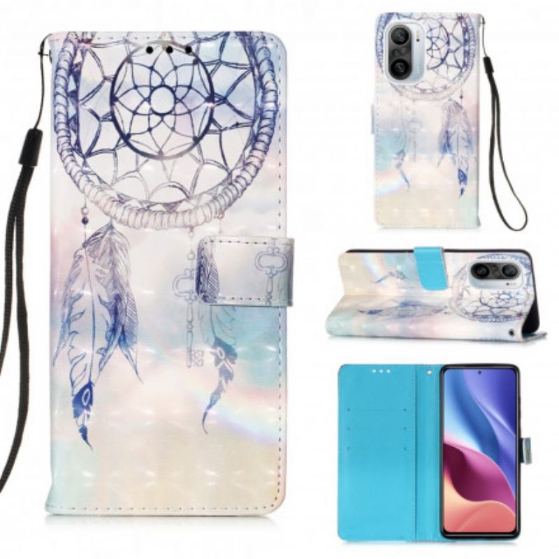 Lederhüllen Für Xiaomi Mi 11i 5g / Poco F3 Catch Dreams Aquarell