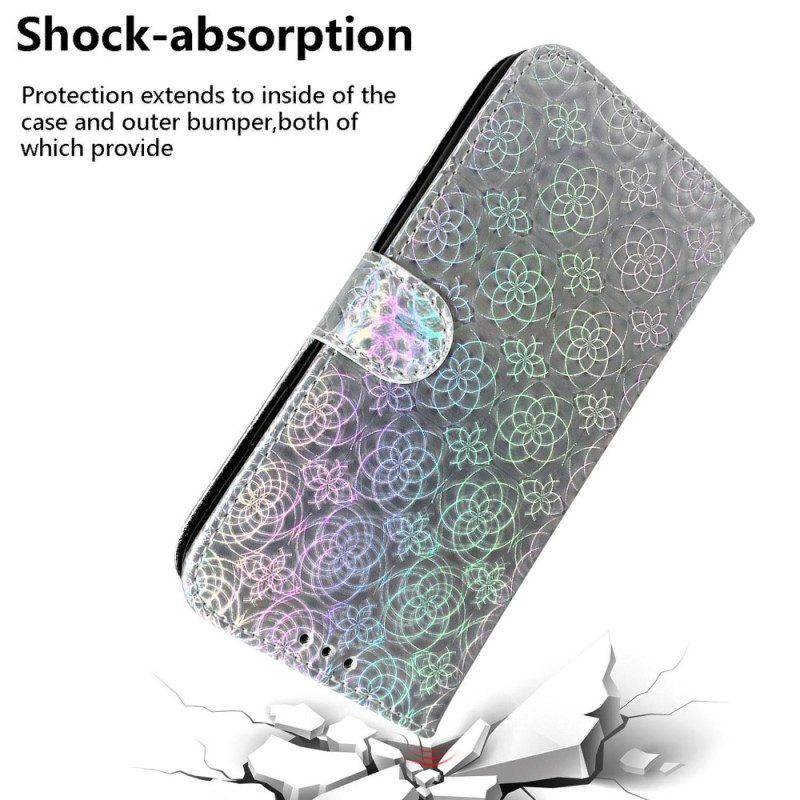 Flip Case Für Poco X5 5G Disco-stil