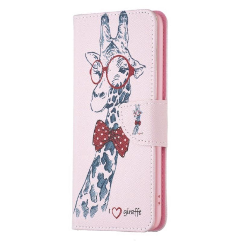 Lederhüllen Für Xiaomi 13 Lite Kluge Giraffe