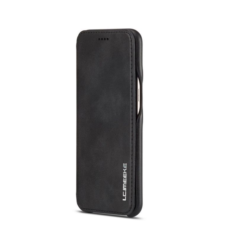 Flip Case Samsung Galaxy S8 Schwarz Lc.Imeeke Ledereffekt