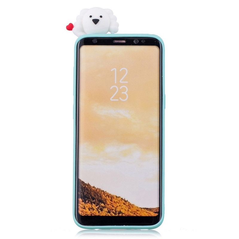 Hülle Samsung Galaxy S8 Schwarz 3D Lustige Tiere