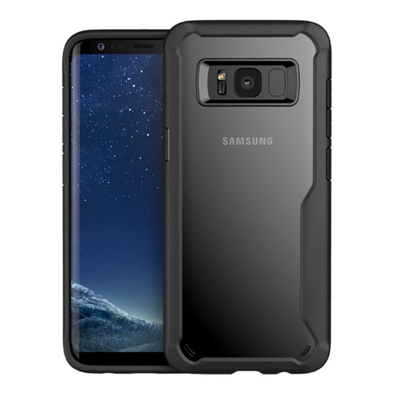 Hülle Samsung Galaxy S8 Schwarz Transparentes Hybriddesign