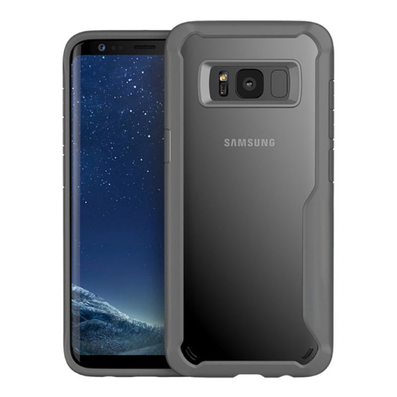 Hülle Samsung Galaxy S8 Schwarz Transparentes Hybriddesign