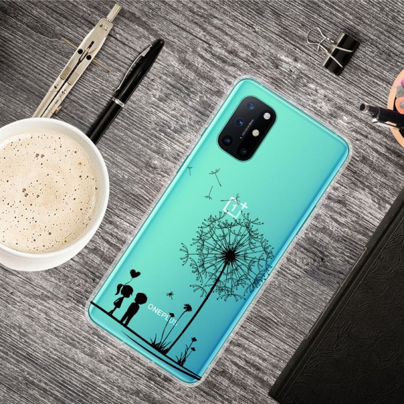 Hülle OnePlus 8T Handyhülle Löwenzahnliebe