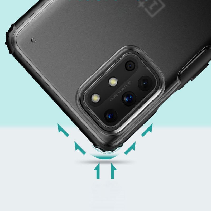 Hülle OnePlus 8T Schwarz Mattierter Hybrid