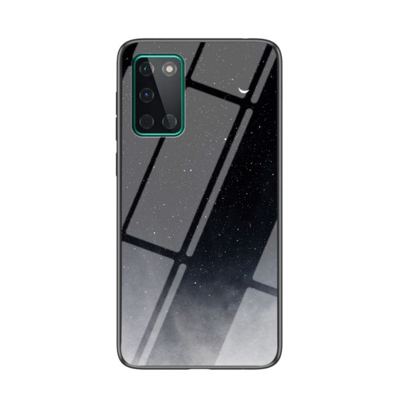 Hülle OnePlus 8T Schwarz Schönheit Gehärtetes Glas