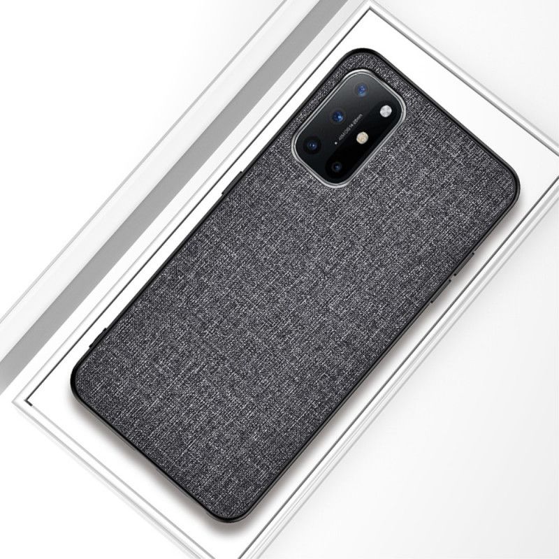 Hülle OnePlus 8T Schwarz Stoffstruktur