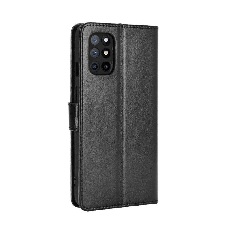 Lederhüllen Für OnePlus 8T Schwarz Auffälliges Kunstleder