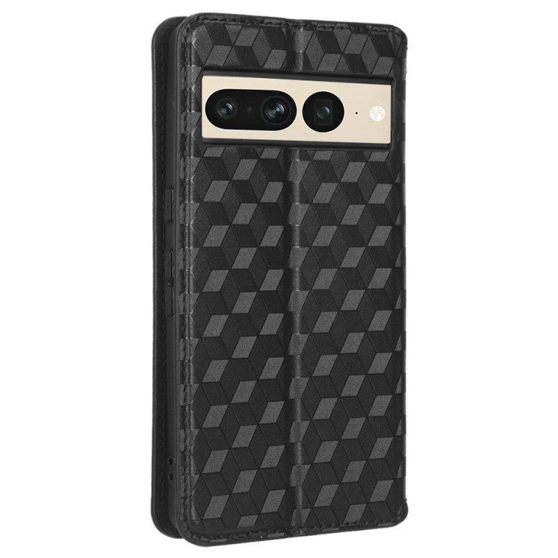 Schutzhülle Für Google Pixel 7 Pro Flip Case 3d-würfel