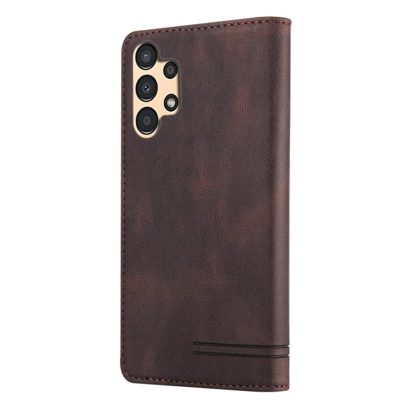 Flip Case Für Samsung Galaxy A13 Kunstleder Gq.utrobe