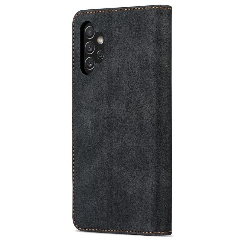 Flip Case Für Samsung Galaxy A13 Mit Kordel Azns Riemchen Im Vintage-stil