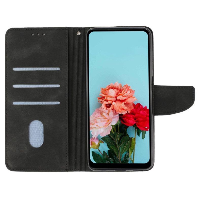 Flip Case Für Samsung Galaxy A13 Mit Kordel Riemchen Im Vintage-stil