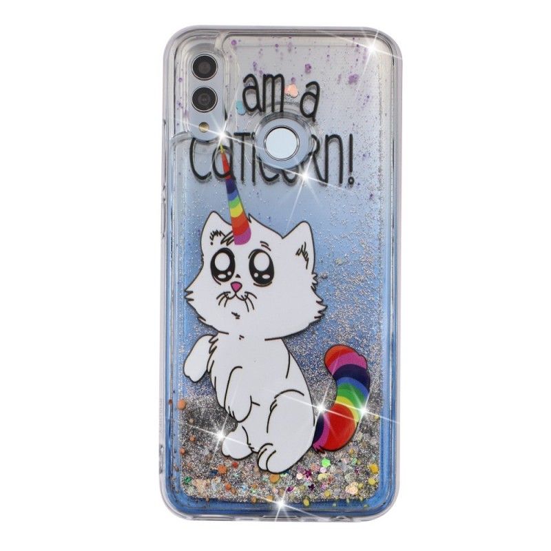 Hülle Für Huawei P Smart 2019 Caticorn Glitter