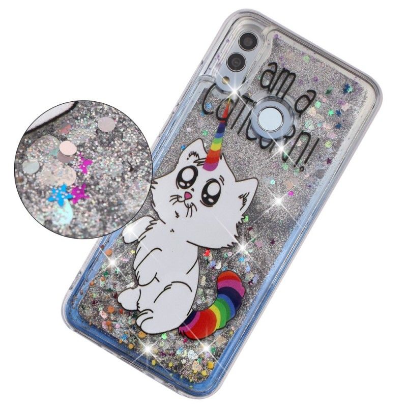 Hülle Für Huawei P Smart 2019 Caticorn Glitter