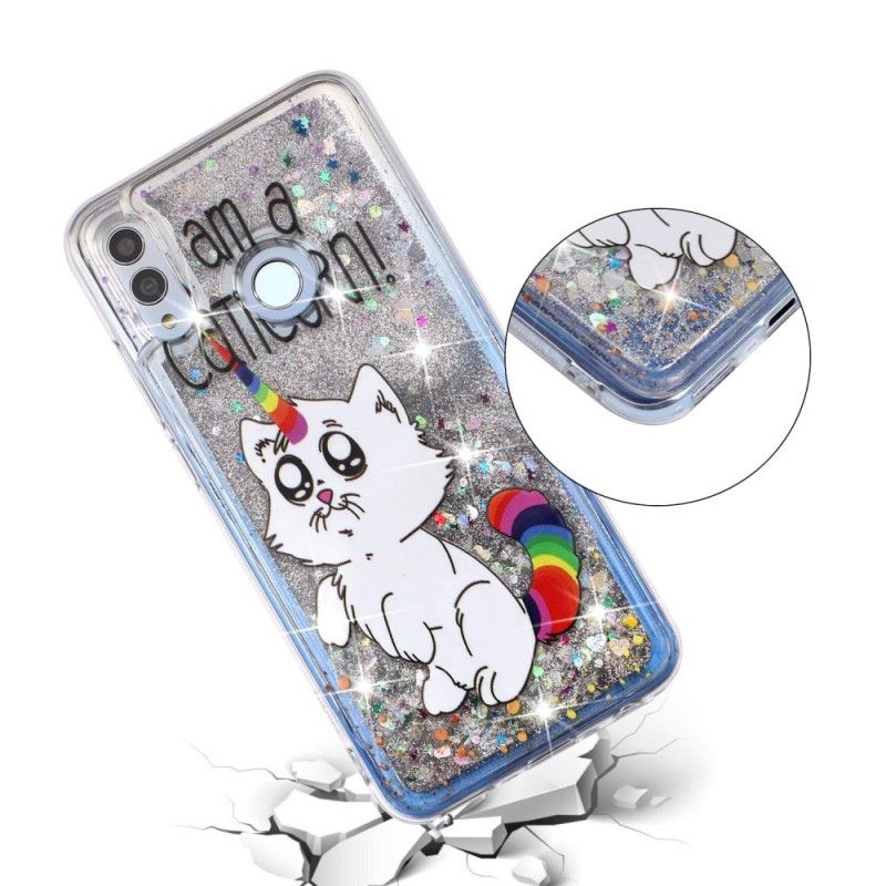 Hülle Für Huawei P Smart 2019 Caticorn Glitter